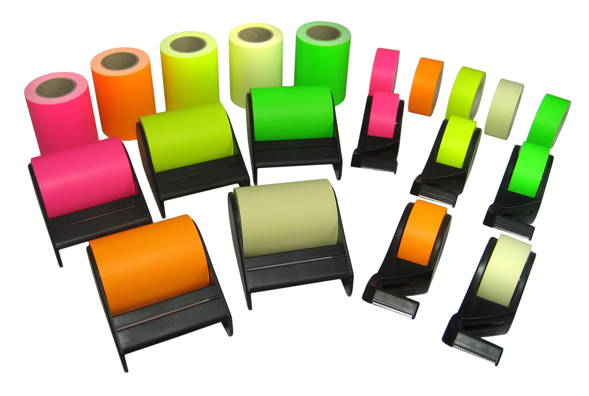 3+3: 3 Rollen ROLL 'N' WRITE NEON - Haftnotizband (Klebeband) 10m:60mm plus 3 Abroller 3+3: 3 Rollen ROLL 'N' WRITE NEON - Haftnotizband (Klebeband) 10m:60mm plus 3 Abroller